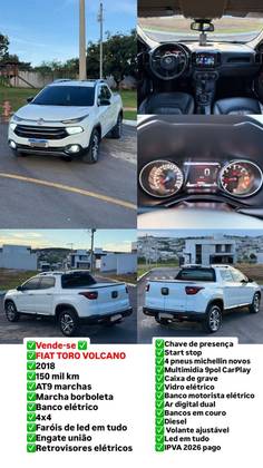 FIAT TORO 2.0 16V TURBO DIESEL VOLCANO 4WD AT9